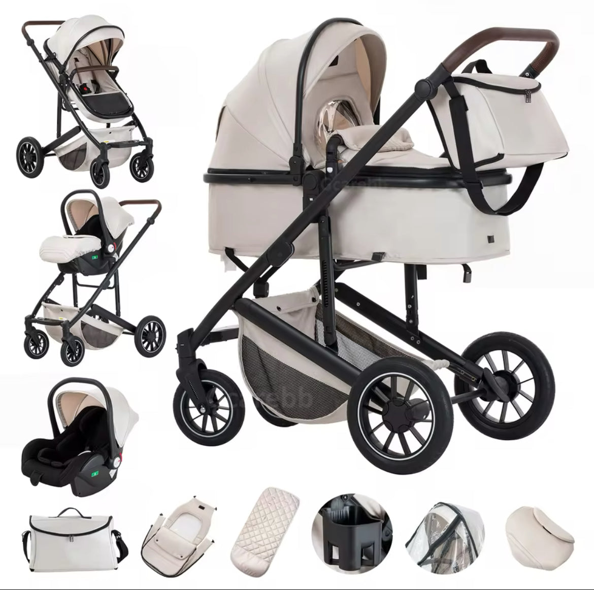 The Jade Luxury 3In1 Travel System.