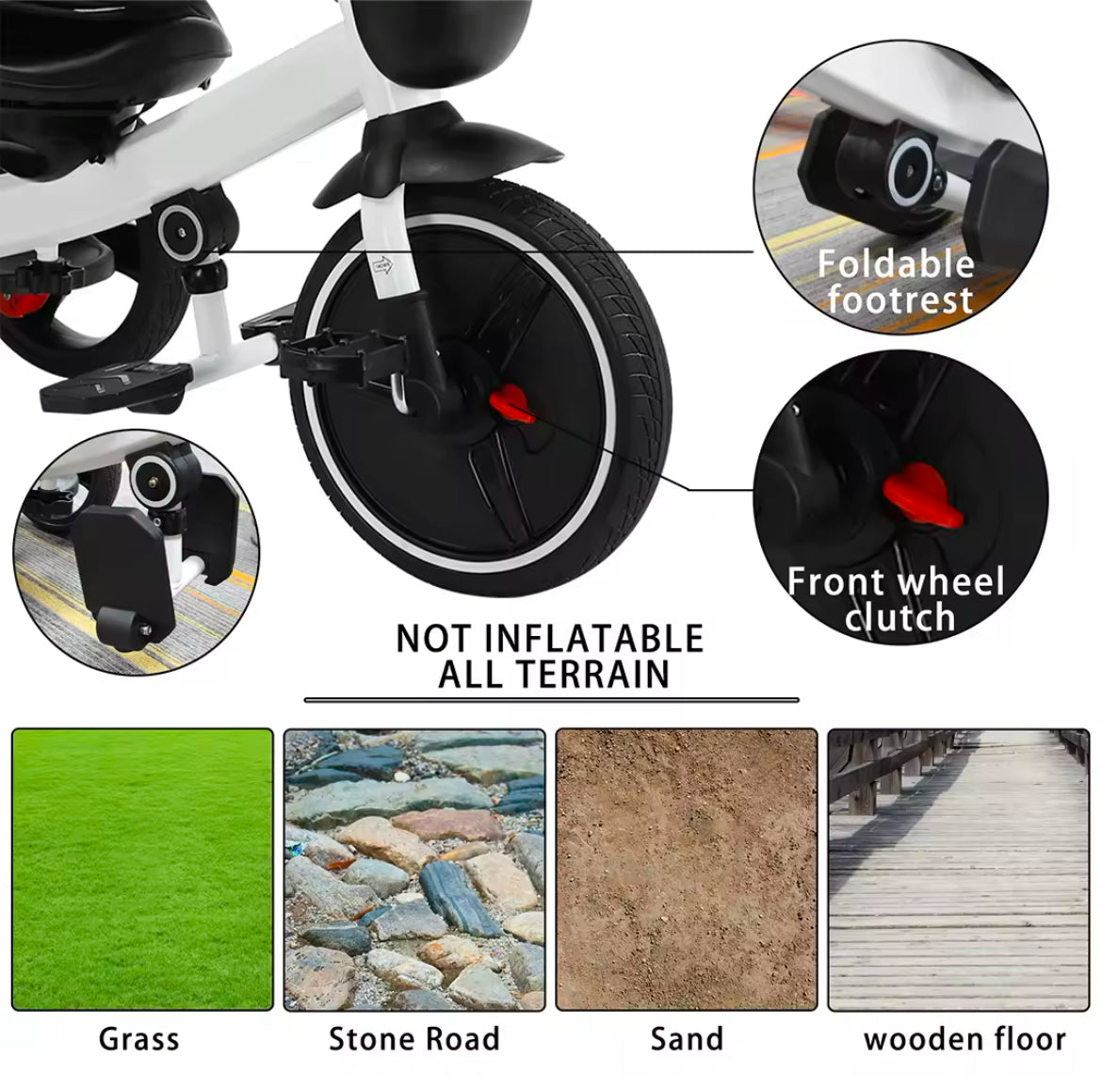 6 in 1 Lexi Tricycle & stroller