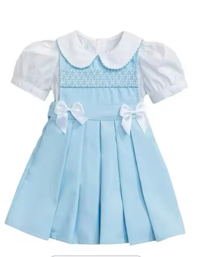 Match me Girls Spanish embroidery Dress