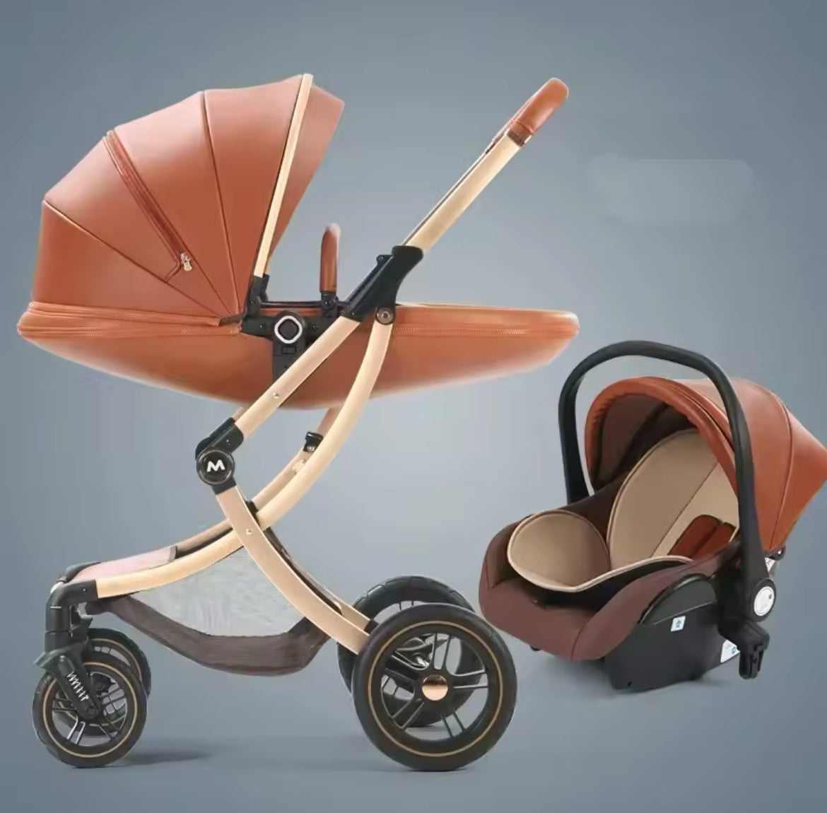 The Elle Luxury Egg 3In1 Travel System.