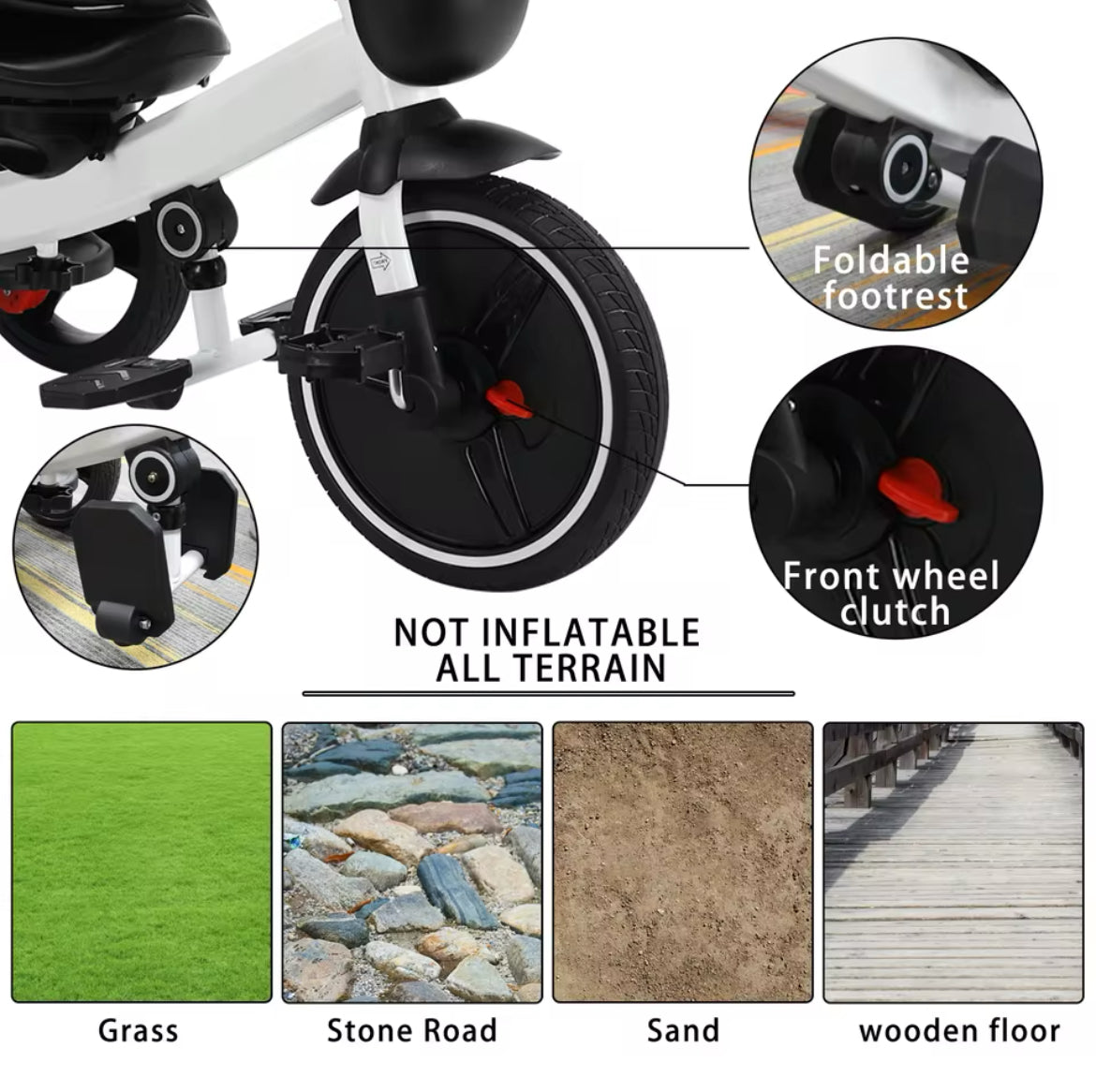 6 in 1 Lexi Tricycle & stroller