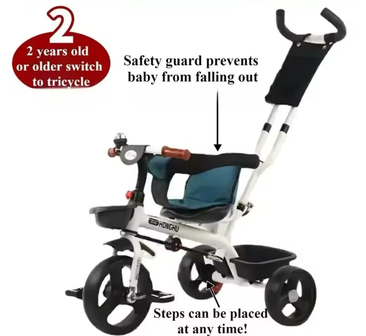 3 in 1 Ava Push Control Tricycle