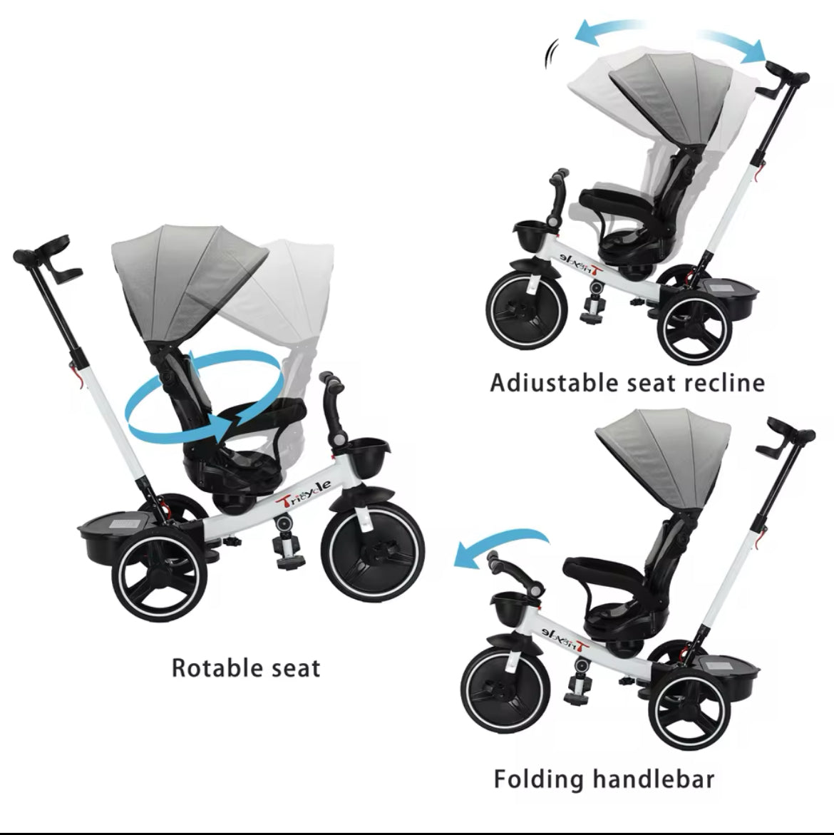 6 in 1 Lexi Tricycle & stroller