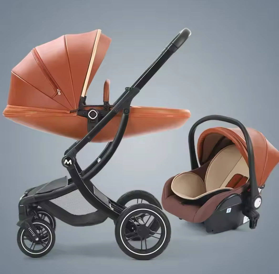 The Elle Luxury Egg 3In1 Travel System.