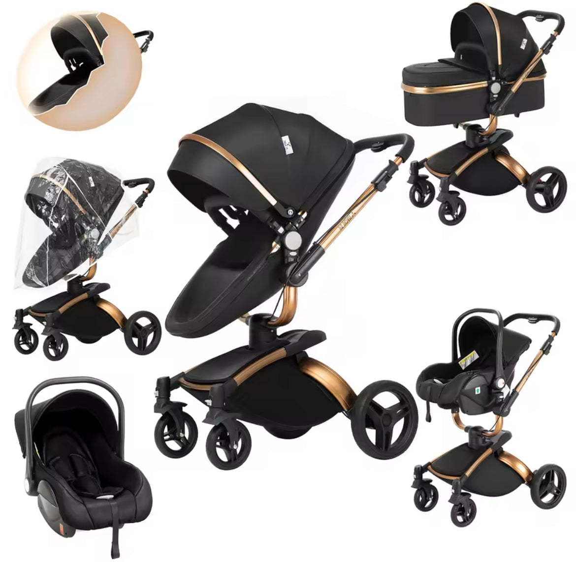 3 in 1 belle travel system