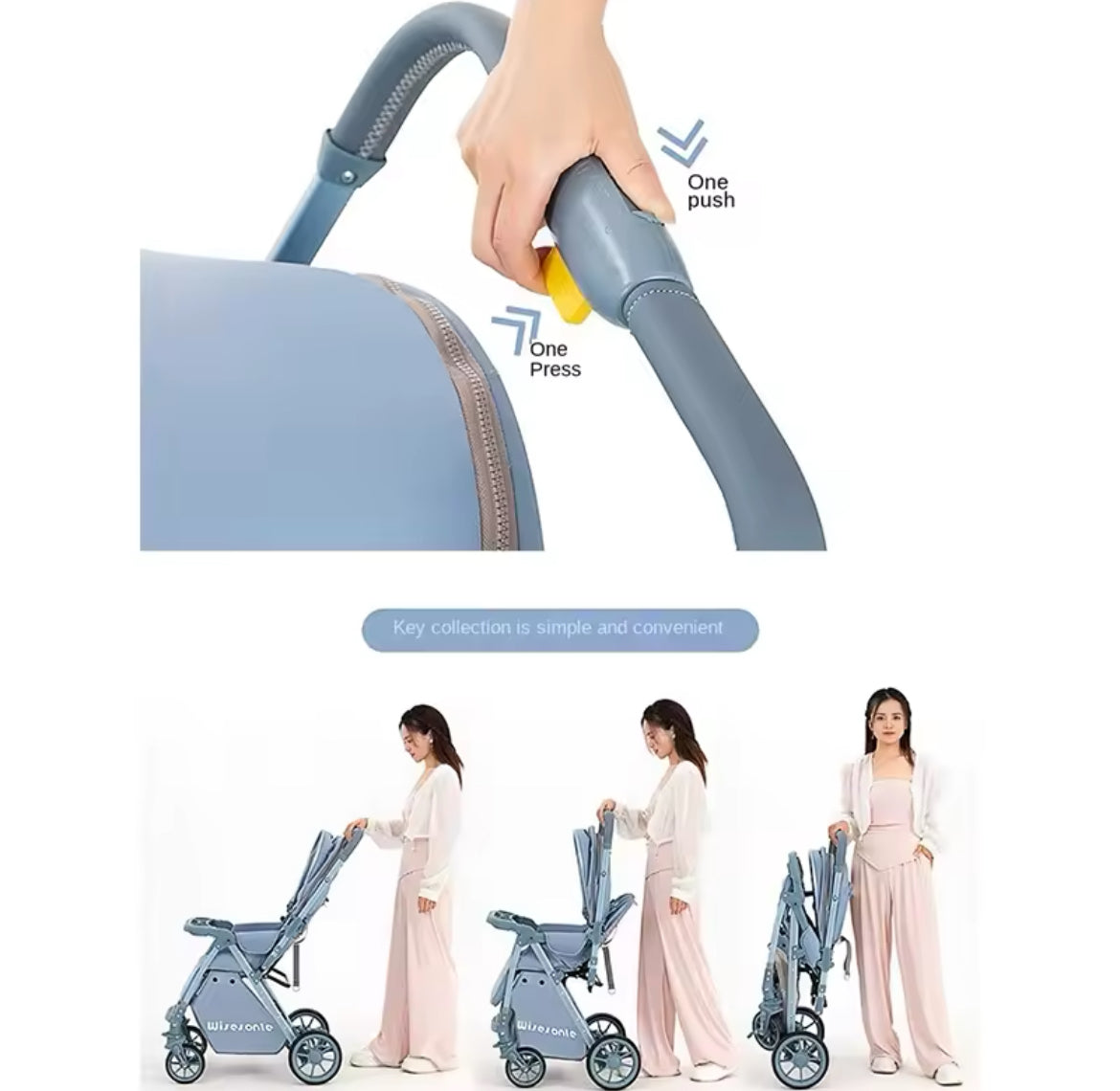 The Iris Luxury 2 Way Push Stroller.