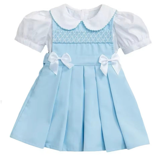 Match me Girls Spanish embroidery Dress