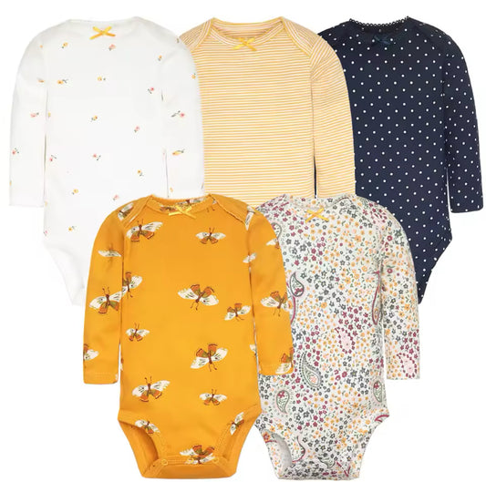 5-Piece Babys Vests