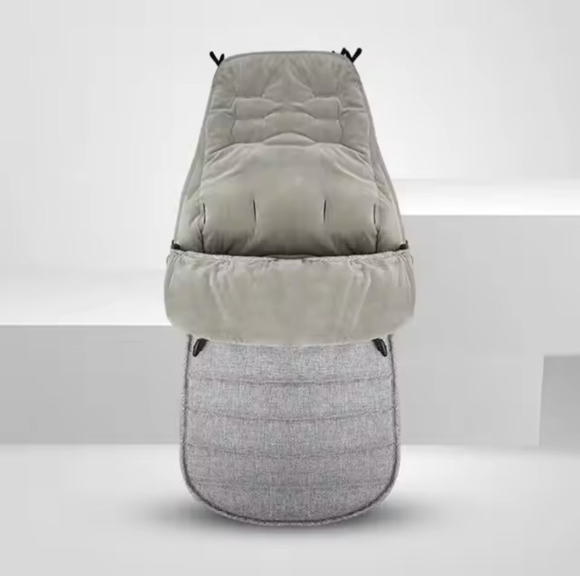 Wind proof stroller footmuff