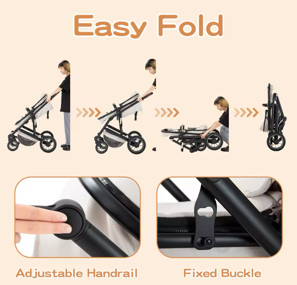 The Jade Luxury 3In1 Travel System.