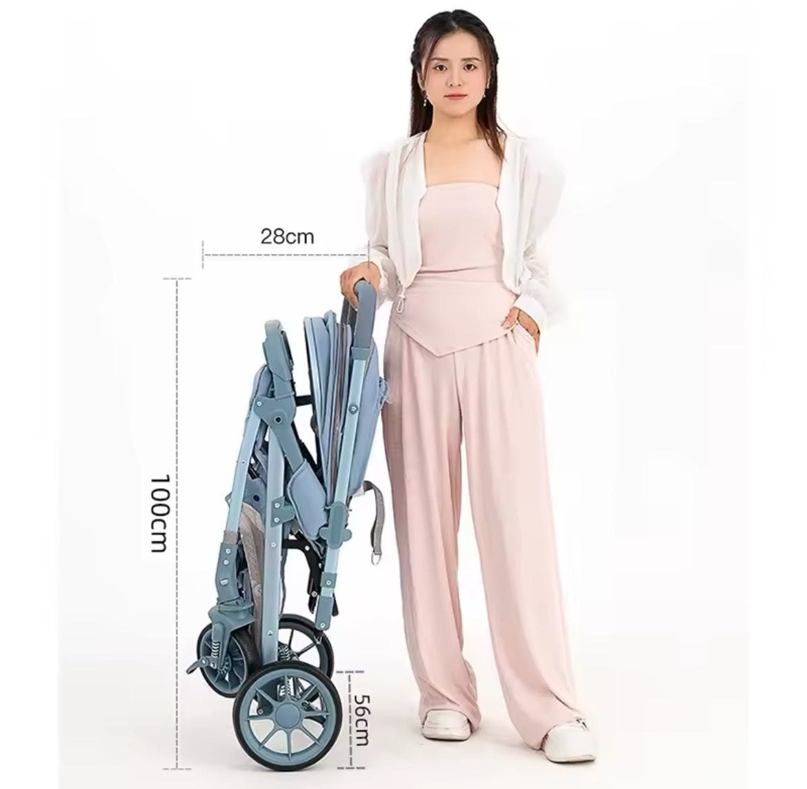The Iris Luxury 2 Way Push Stroller.