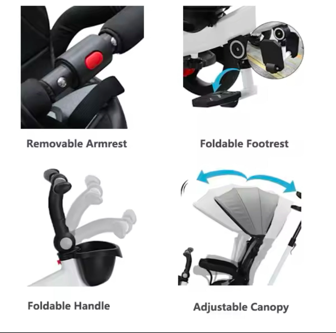 6 in 1 Lexi Tricycle & stroller