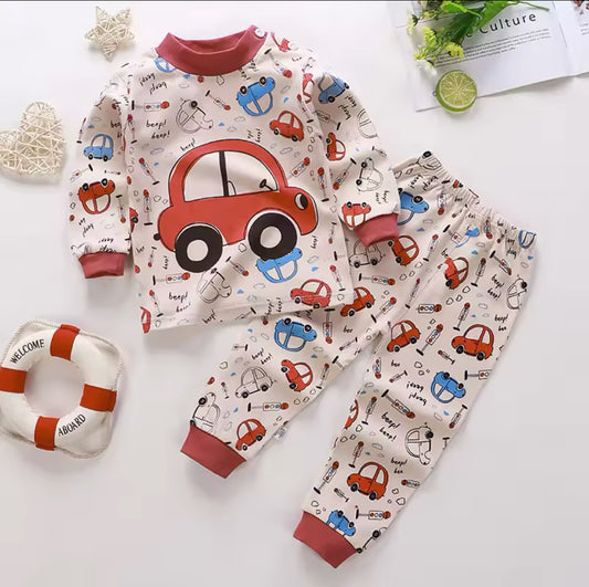 Red car pjs