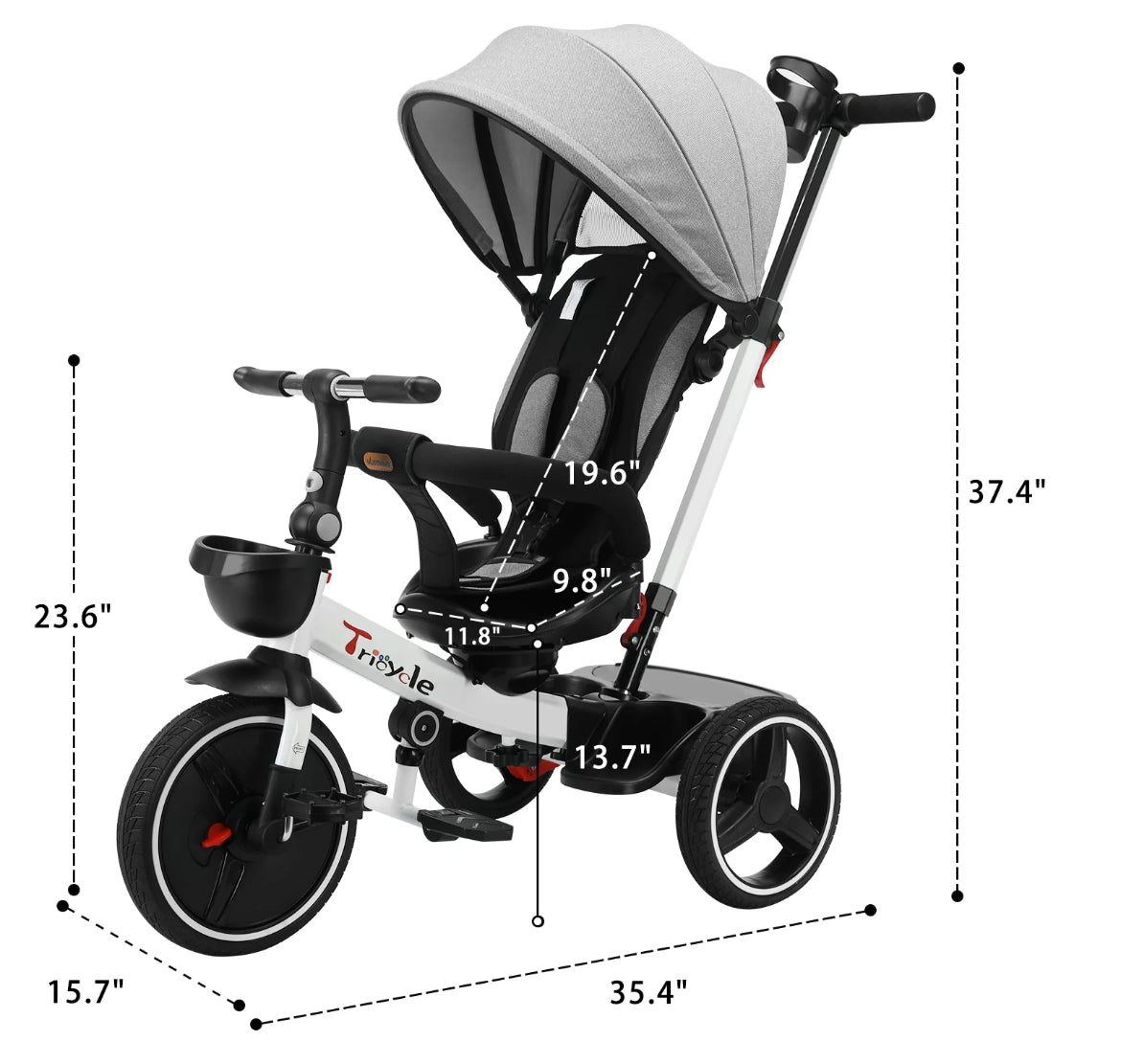 6 in 1 Lexi Tricycle & stroller