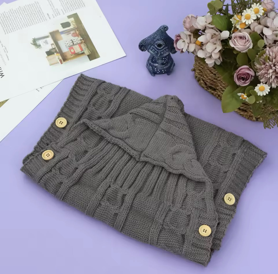 Newborns swaddle wrap sleeping bag