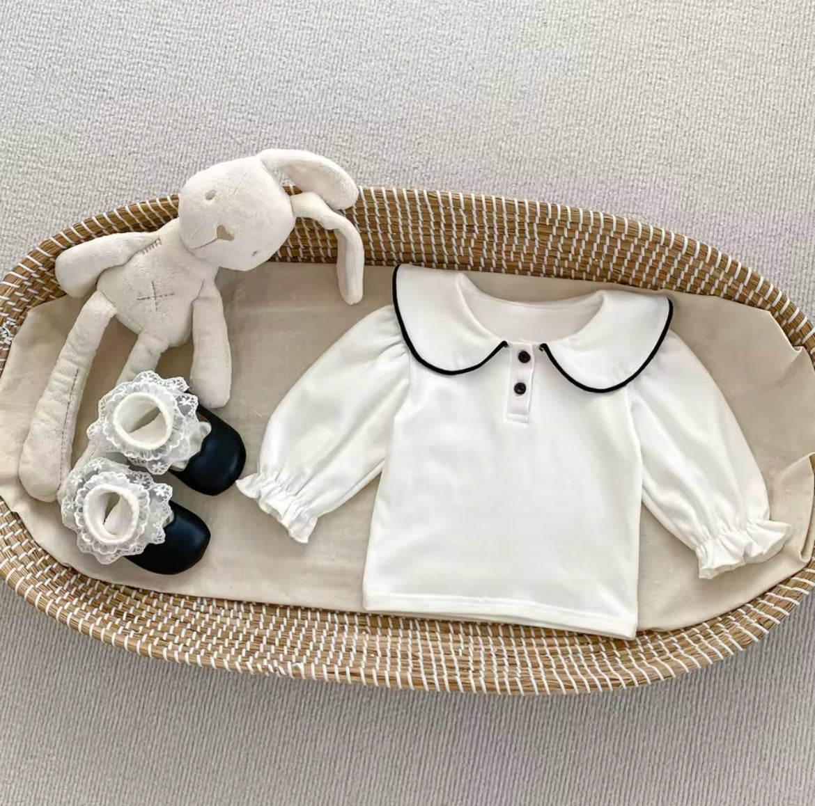 Girls 2-Piece Plaid dungaree & shirt set